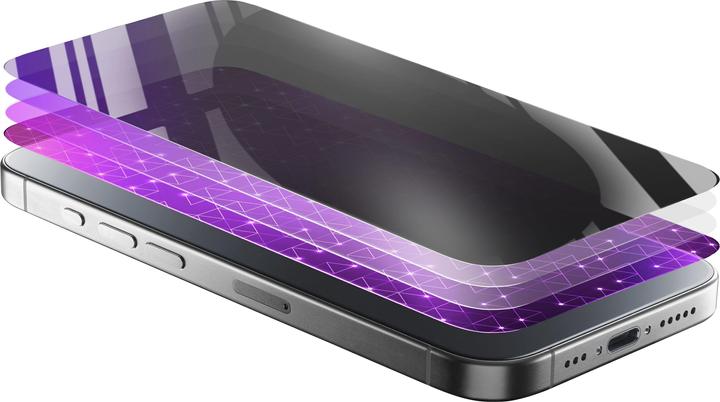 Productafbeelding Cellularline Xtreme Privacy Glas (1 Stuk, Apple iPhone 16)