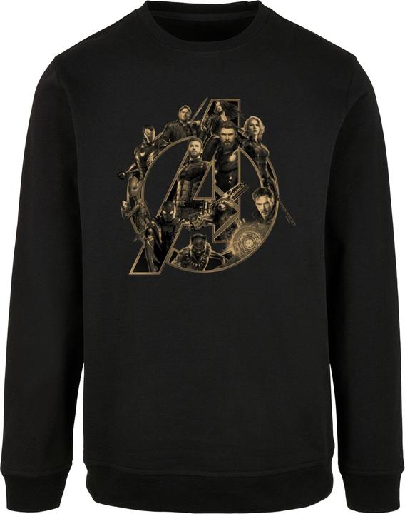 Actual product image Absolute Cult Avengers Infinity War - Logo Crewneck - 114713 (4XL)