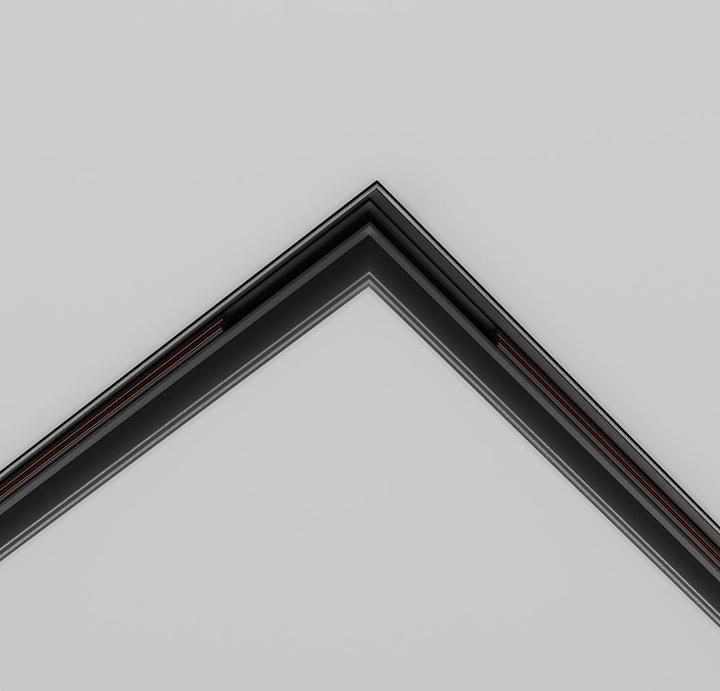 Image du produit Maytoni Accessoires de rail Système de rail magnétique EXILITY 48V Composant de rail vertical Noir 1