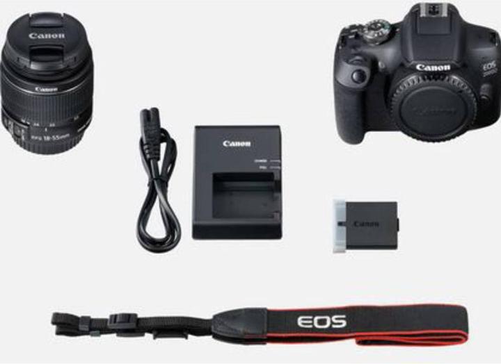 Actual product image Canon EOS 2000D Kit (18 - 55 mm, 24.10 Mpx, APS-C / DX)
