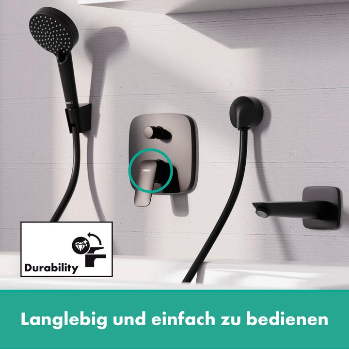 Produktbild hansgrohe Logis Wannenmischer, Unterputz, für iBox universal, 2 Verbraucher, mit Sicherungskombinat