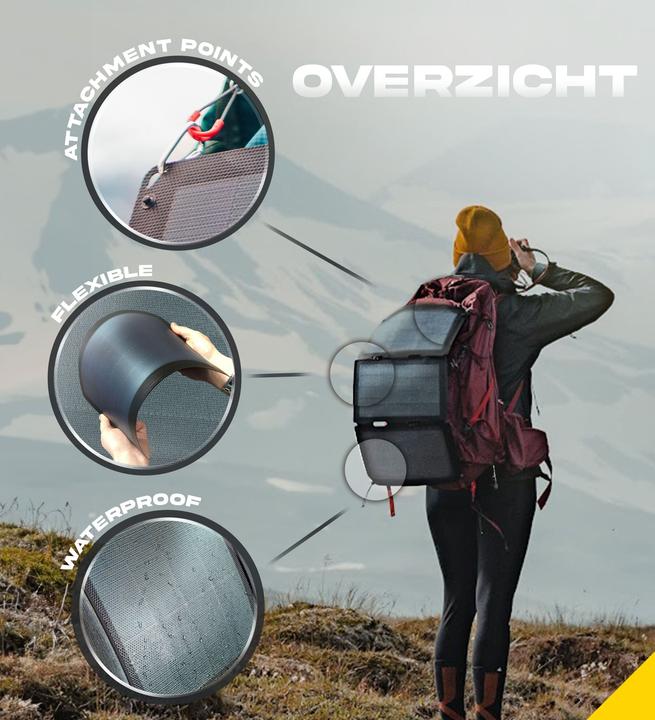 Produktbild Sunslice Tragbares Solarpanel "Fusion Flex 24" (24 W, 0.54 kg)