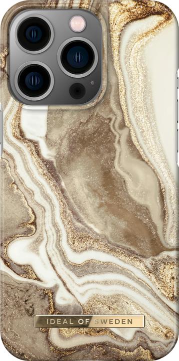 Actual product image iDeal Of Sweden Designer Hard Cover Golden Sand Marble (Apple iPhone 13 Pro)