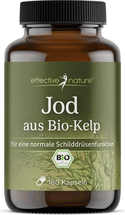 Produktbild Effective Nature Jod aus Bio-Kelp (180 Stück)