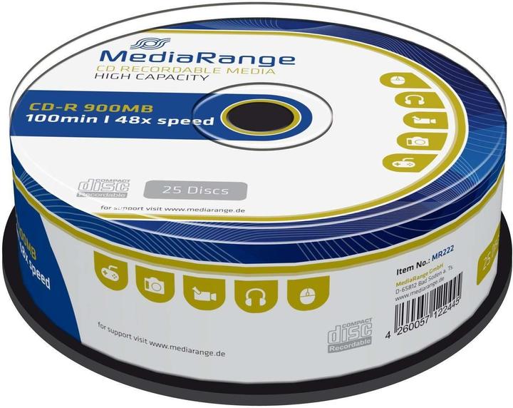 Image du produit MediaRange Cd-R (25 x)