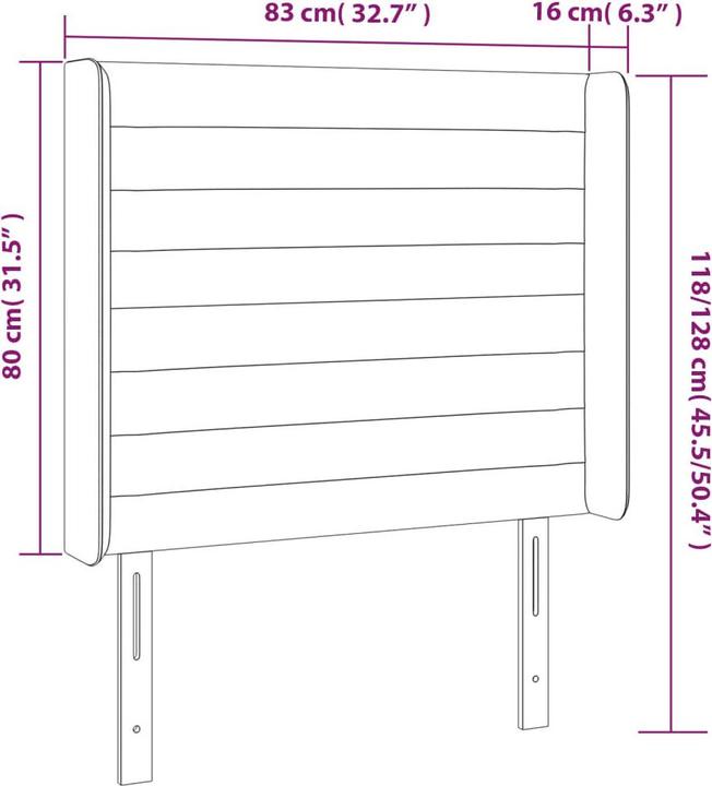 Produktbild VidaXL Kiriakoula (83 x 16 x 128 cm)