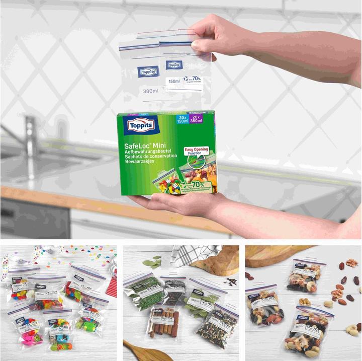 Immagine prodotto Toppits Borsa con chiusura a cerniera mini (40 x)