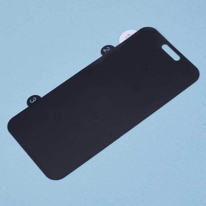 Actual product image Cover-Discount iPhone 16 Pro Max - PET Privacy Anti-Spy screen protector (1 Piece, Apple iPhone 16 Pro Max)