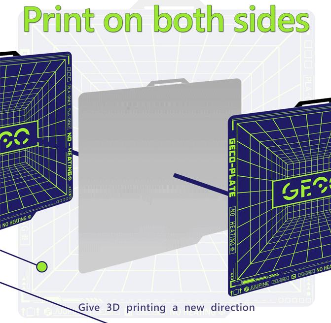 Produktbild 3d-printerstore.ch GECO Buildplate für Bambu Lab A1 Mini (Druckbett)