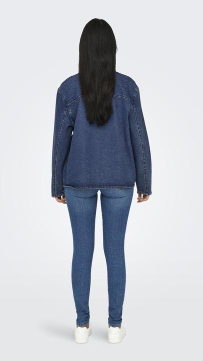 Immagine prodotto Only Giacca di jeans con collo a mosca Giacca di jeans (L)