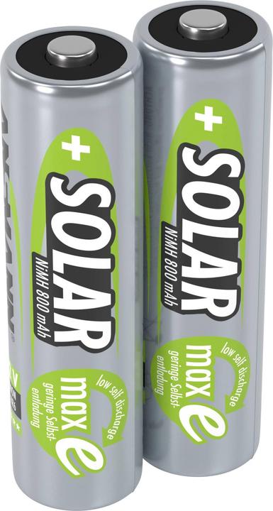 Produktbild Ansmann NiMH HR03 Sol (1 Stk., AAA, 550 mAh, Akku)