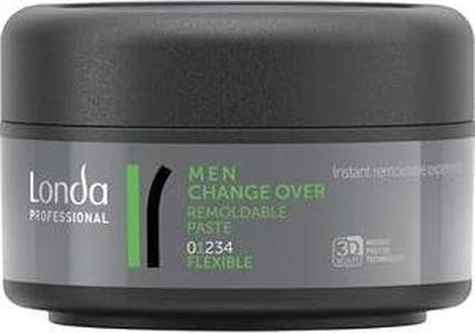 Image du produit Londa Professional - Men Change Over Remoldable Paste - Pâte pour remodeler les cheveux (Crème capillaire, 75 ml)