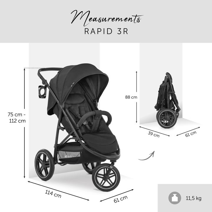 Actual product image Hauck Buggy Rapid 3R