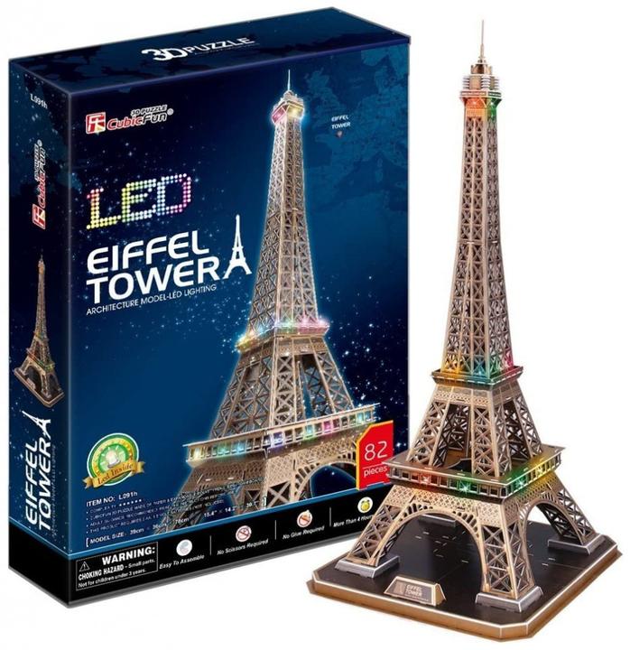 Produktbild Cubicfun PUZZLE 3D Eiffelturm (Das Licht) (84 Teile)