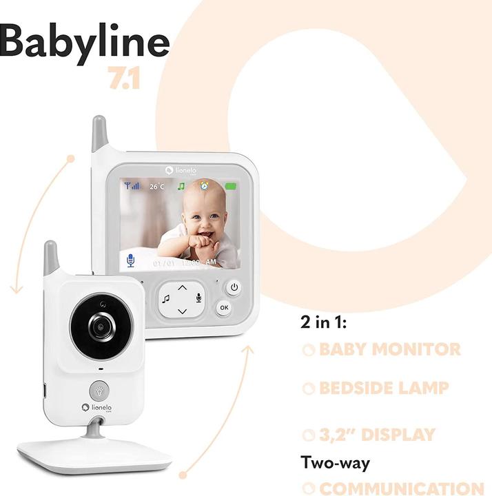 Produktbild Lionelo Babyline (Babyphone mit Kamera, 260 m)