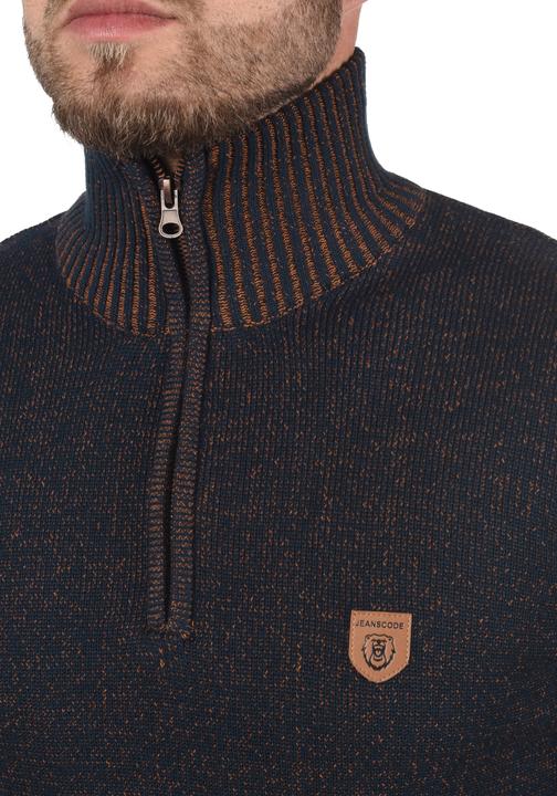Immagine prodotto Indicode Nathen Maglione Con Collo Alto Pullover Troyer da Uomo Con Collo Alto Stampa (M)