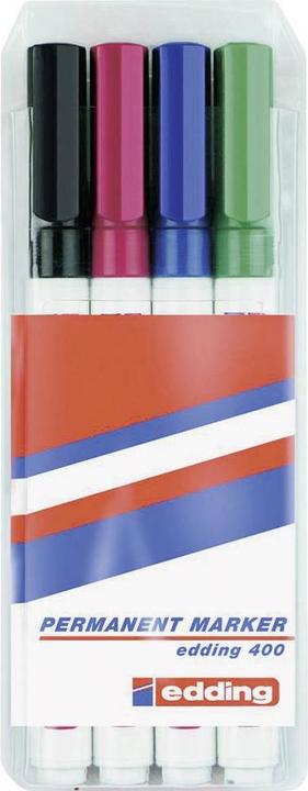 Produktbild Edding 400 (Blau, Schwarz, Rot, Grün, 1 mm, 1 x)