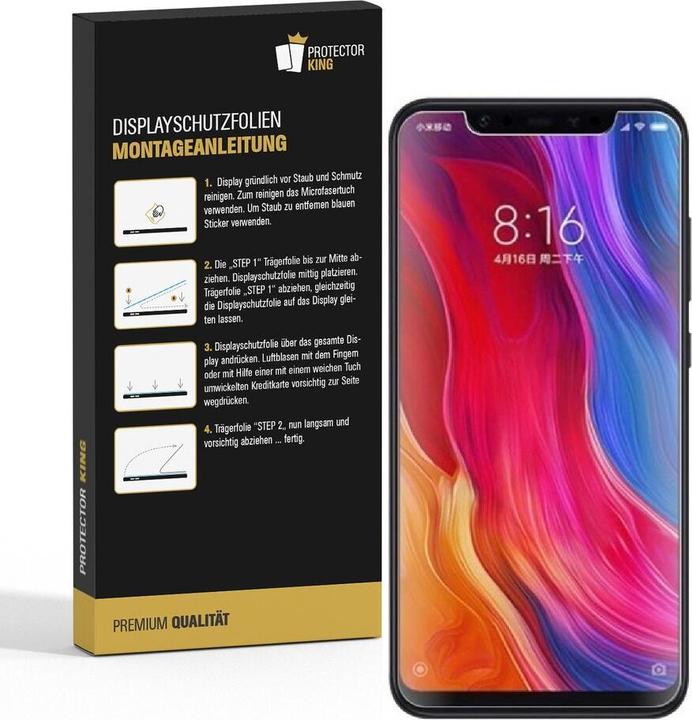 Actual product image Protectorking 6x Premium screen protector matt anti-reflective (6 Piece, Mi 8 SE)