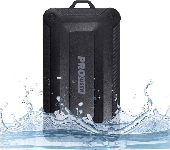Produktbild ProUser Powerbank wasserdicht mit 10000mAh, 18W (10000 mAh, 37 Wh)