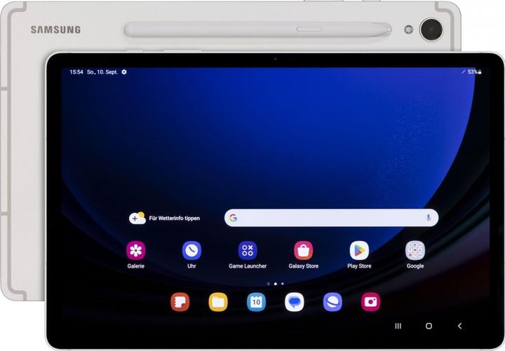Actual product image Samsung Galaxy Tab S9 5G (5G, 11", 128 GB, Beige)
