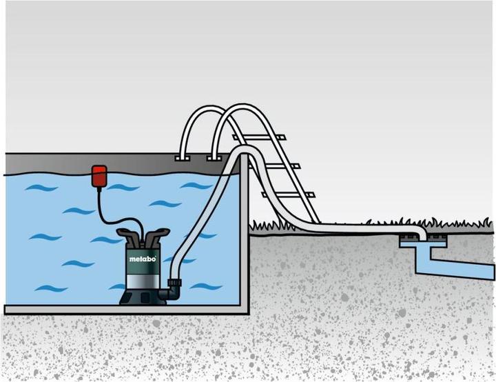 Immagine prodotto Metabo Pompa sommergibile per acque chiare TP 13000 S / 550 Watt (Pompa per acqua pulita)