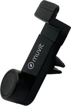 Muvit Support Voiture Grip Grille D'Aération En Plastique Recyclé Pour Mobiles 87mm Max