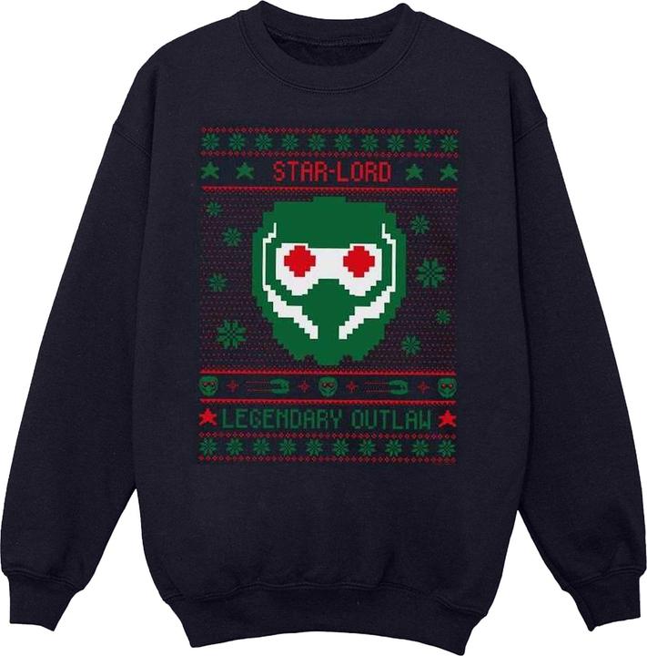 Guardians Of The Galaxy Vol. 2 Star Lord Fair Isle Sweatshirt Jungen