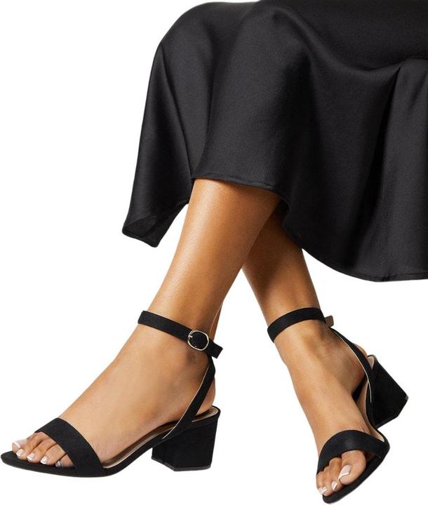 Actual product image Dorothy Perkins Womens/Ladies Tommi Barely There Medium Block Heel Sandals (41)