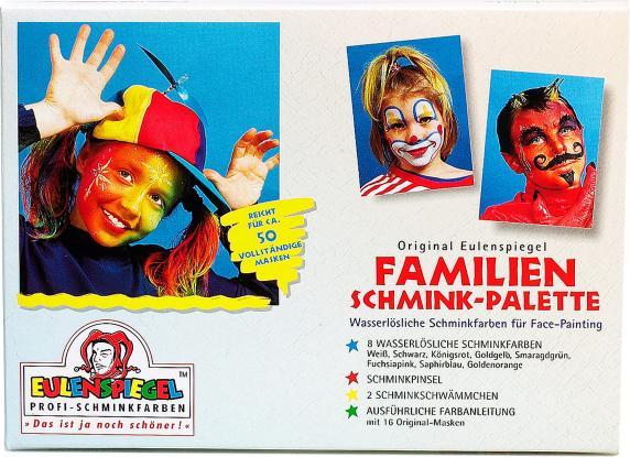 Produktbild Eulenspiegel Familien Schminkpalette