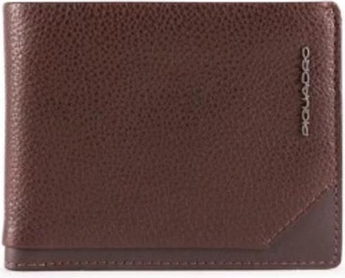 Actual product image Piquadro Tallin, Leather Wallet, 42023100, Brown, For Men