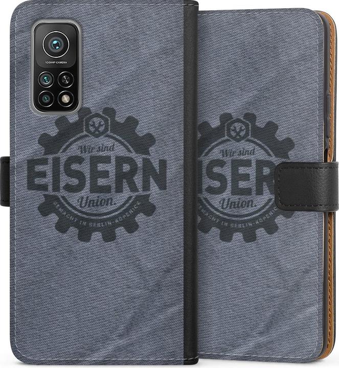 Produktbild DeinDesign Tasche für Xiaomi Mi 10T Pro 5G Handy Flip Case Wallet Cover Handytasche Leder 1. FC Union Berlin (Xiaomi Mi 10T Pro 5G)
