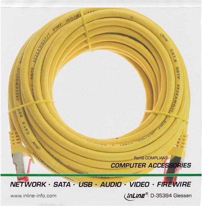 Produktbild InLine Patchkabel (S/FTP, CAT6, 30 m)