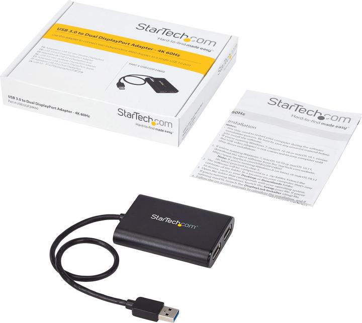 Image du produit StarTech USB auf DP (DP, 17.50 cm)