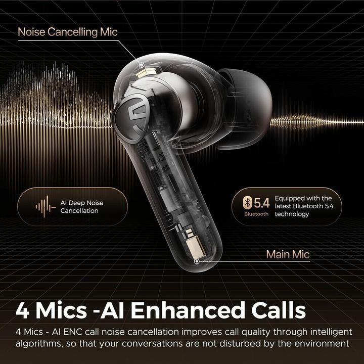 Actual product image Soundpeats TWS Headset T3 Pro black (ANC, Wireless)