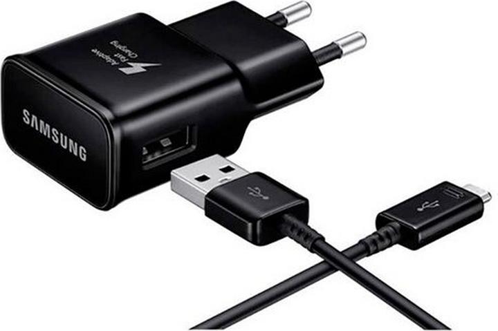 Produktbild Samsung USB Ladeadapter mit Schnellladefunktion + Micro-USB-Kabel EP-TA20 (15 W)