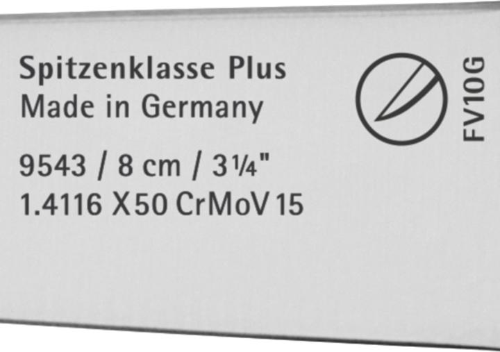 Actual product image WMF Vegetable knife SPITZENKLASSE PLUS Black (8 cm)