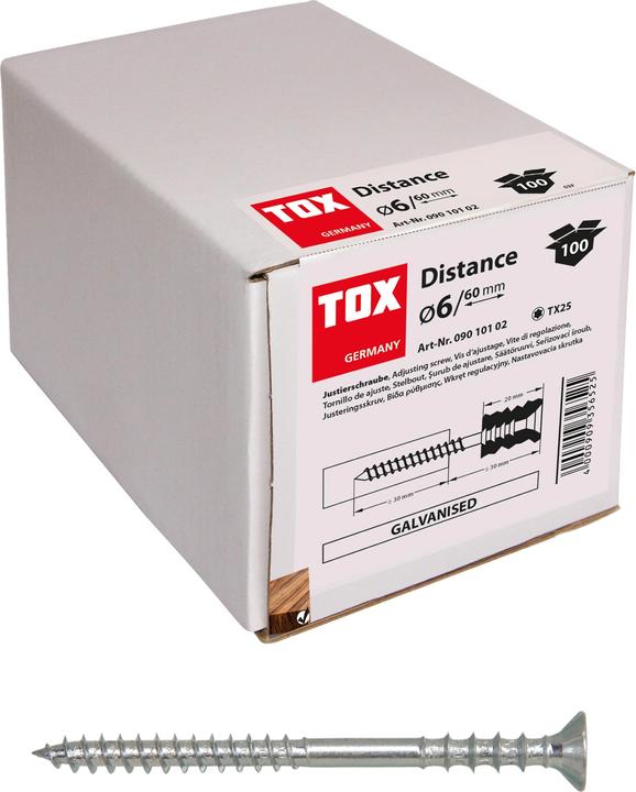Produktbild Tox Justierschraube Distance 6x100 mm (100 Stk.)