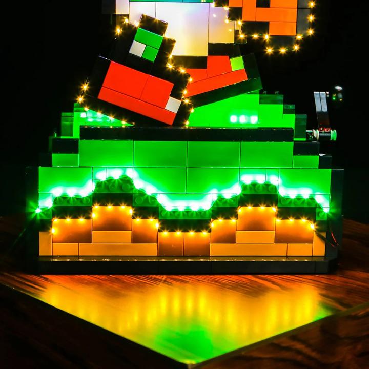 Actual product image BrickBling LED Licht Set für LEGO Super Mario World: Mario & Yoshi (71438)