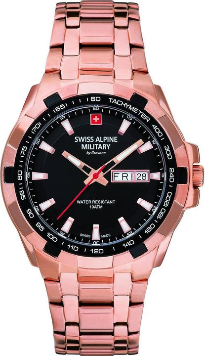 Swiss Alpine Military 7043.1167 Day-Date Herrenuhr 42mm 10ATM (Analoguhr, 42 mm)