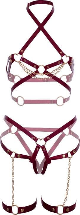 Actual product image Leg Avenue Veganes Geschirr Rot (L)