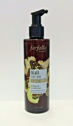 Produktbild Farfalla INGWER Volumen Shampoo | Vitalisiert die Kopfhaut (200 ml, Flüssiges Shampoo)
