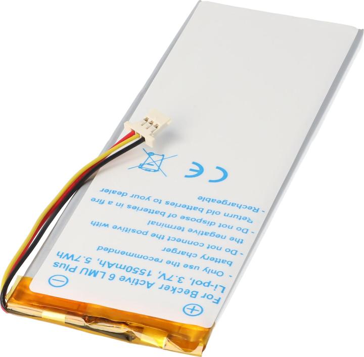 Actual product image Becker Akku Active 6 LMU Plus Akku 334517373442, SR3840100, 335000000000
