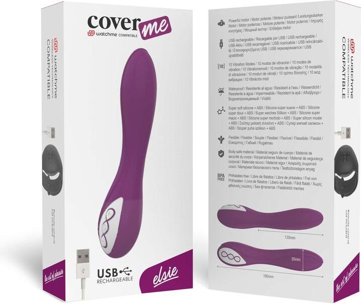 Actual product image Coverme G-spot vibrator "Elsie" Bluetooth compatible
