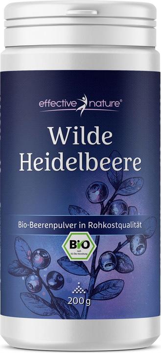Effective Nature Wilde Heidelbeere Bio (1 Stück, Pulver, 200 g)
