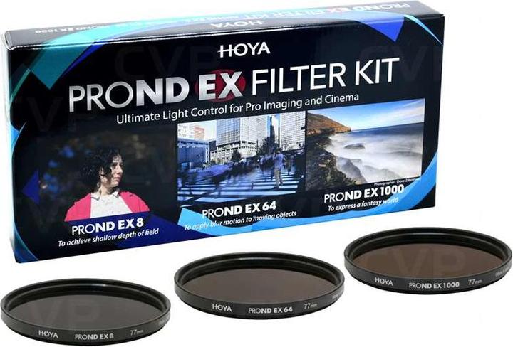 Produktbild Hoya PRO ND EX Filter Kit 8/64/1000 (72 mm, ND- / Graufilter, 72 mm)