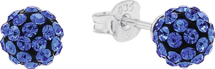 Amor Ohrschmuck für Damen, 925 Sterling Silber, Kristallglas (Silber 925)