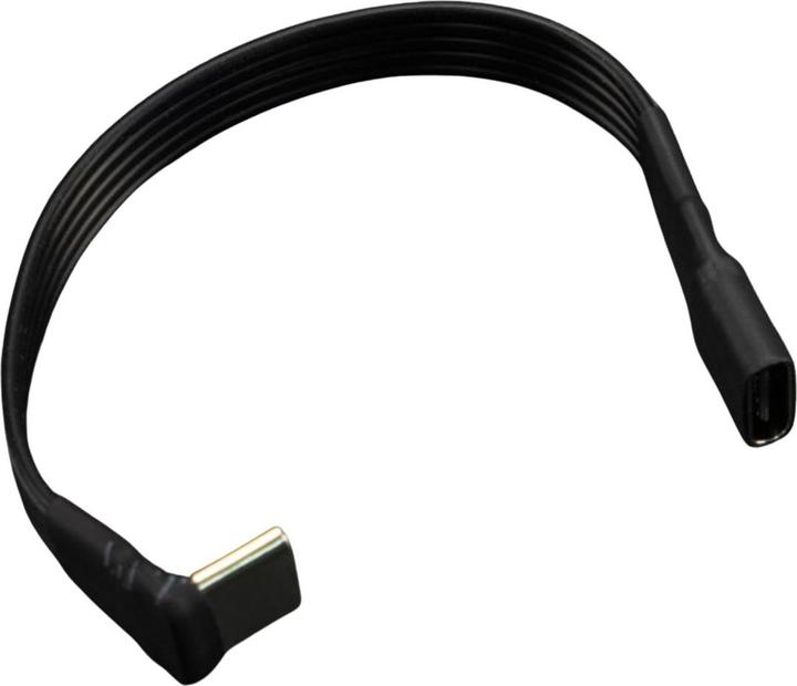 Produktbild DFRobot USB Typ C Kabel gewinkelt Male auf Female (0.10 m, USB 2.0)
