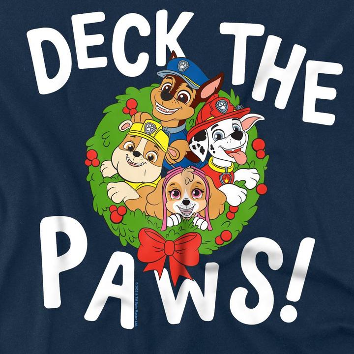 Produktbild Paw Patrol Deck The Paws TShirt weihnachtliches Design (4XL)