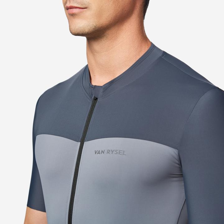 Image du produit Van rysel Maillot vélo route manches courtes été ajusté homme - EDR 2 gris (XL)