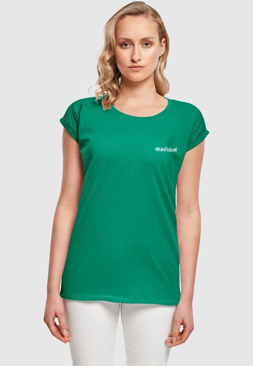 Actual product image Merchcode Ladies Unfollow Extended Shoulder Tee - 111691 (L)